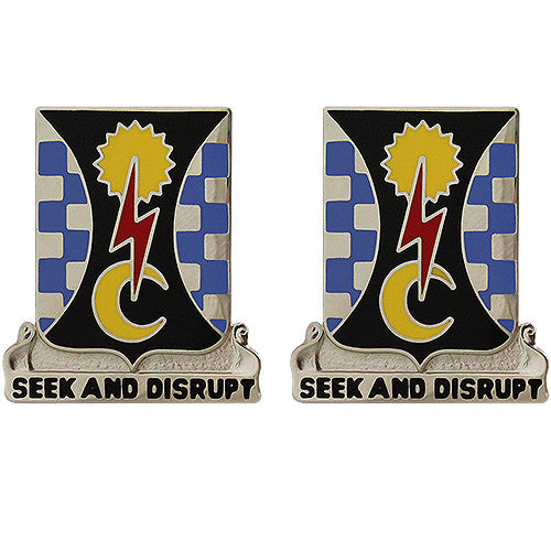 109th Military Intelligence Battalion Unit Crest (Seek and Disrupt) Army Unit Crests