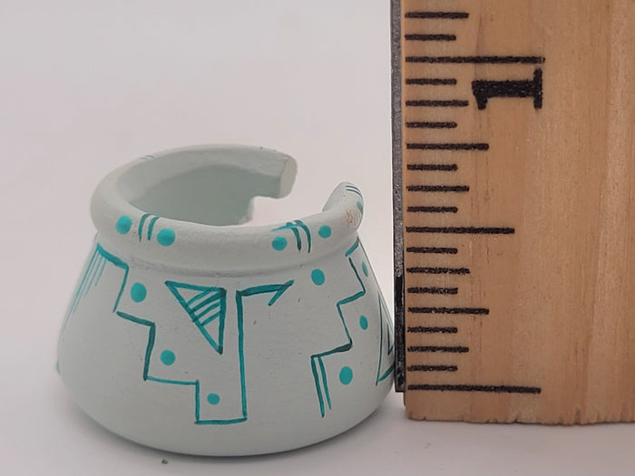 3pc Painted Vase Set