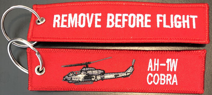 AH-1W REMOVE BEFORE FLIGHT Key Ring