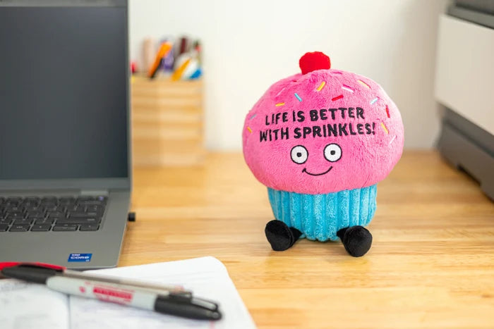 Better with Sprinkles Plush Cupcake