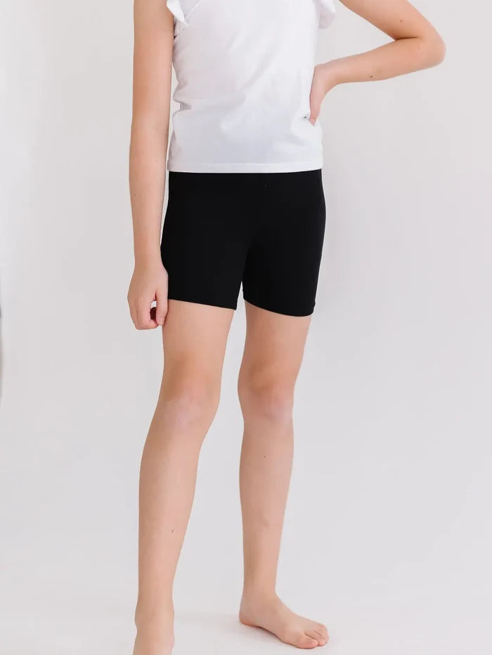 Black Twirl Shorts