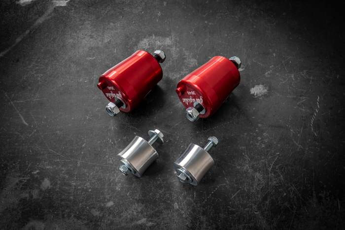 BMW E90/E92/E93 M3 S65 V8 Polyurethane Motor Mount Bushings-Motor and Transmission Mounts-grip-drift-Aluminum-Add matching transmission bushings-Garagistic-bmw