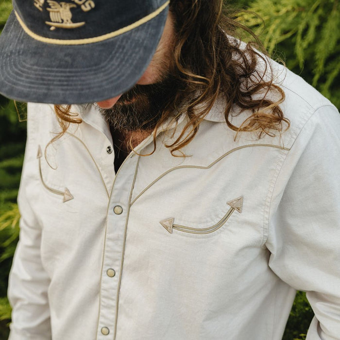 Broncbuster Long Sleeve Snapshirt- Prairie Dust