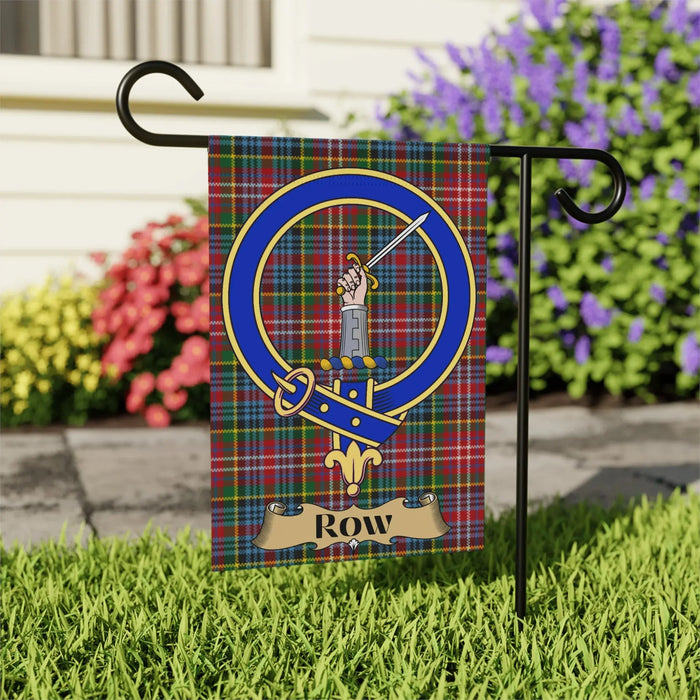 Row Tartan Garden Flag Decorative Outdoor Decor Flag