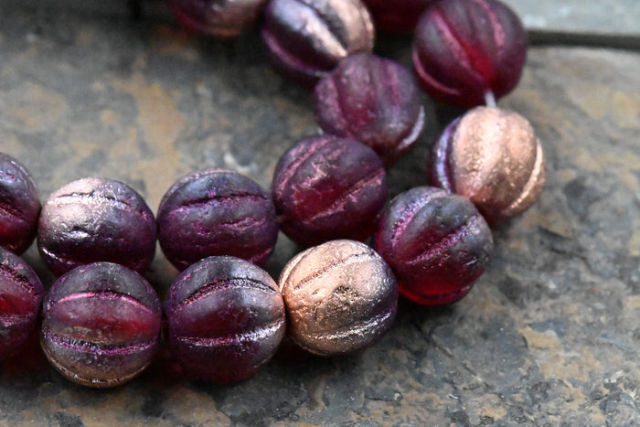 Copper Deep Cranberry Melon 20pc