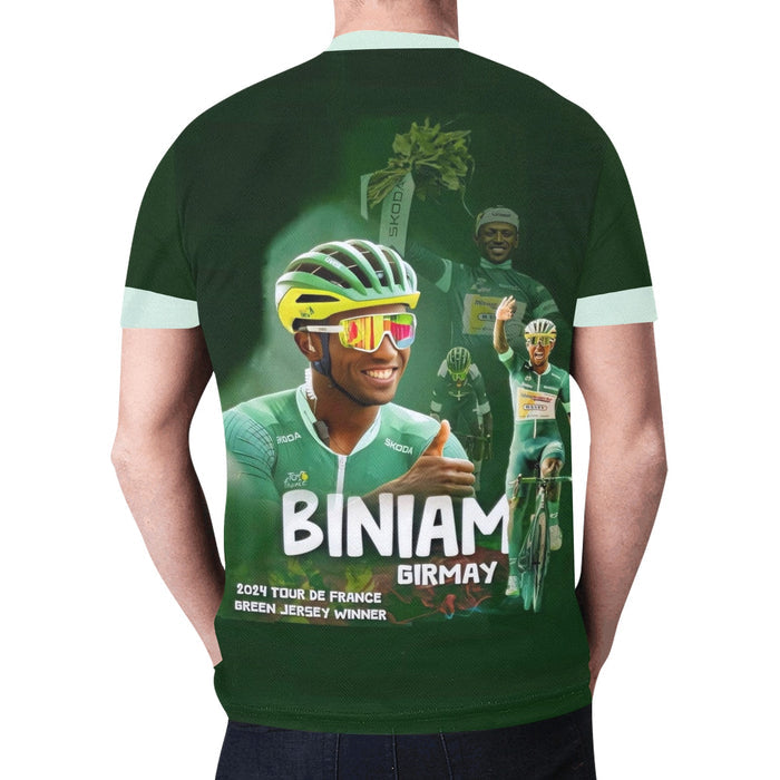 Cycling Green Jersey Winner t-shirt New All Over Print T-shirt for Men