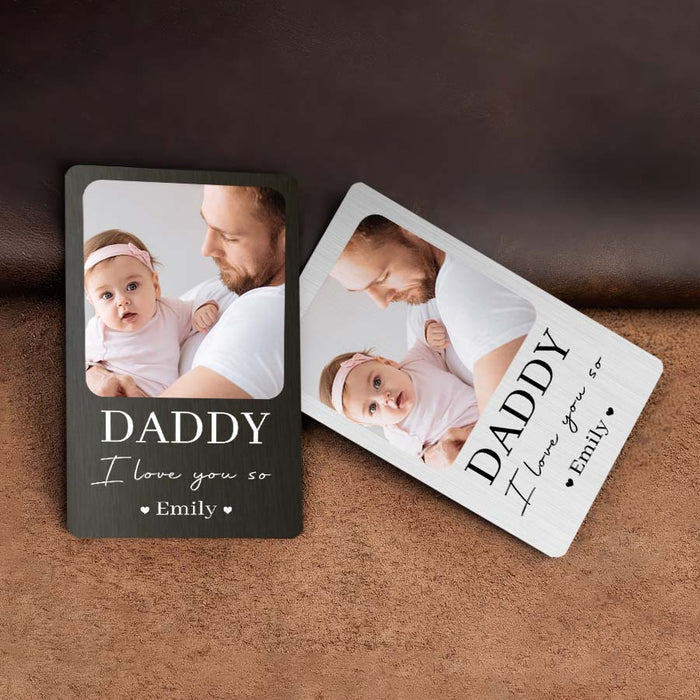 Daddy Wallet Card | First Fathers Day Gift