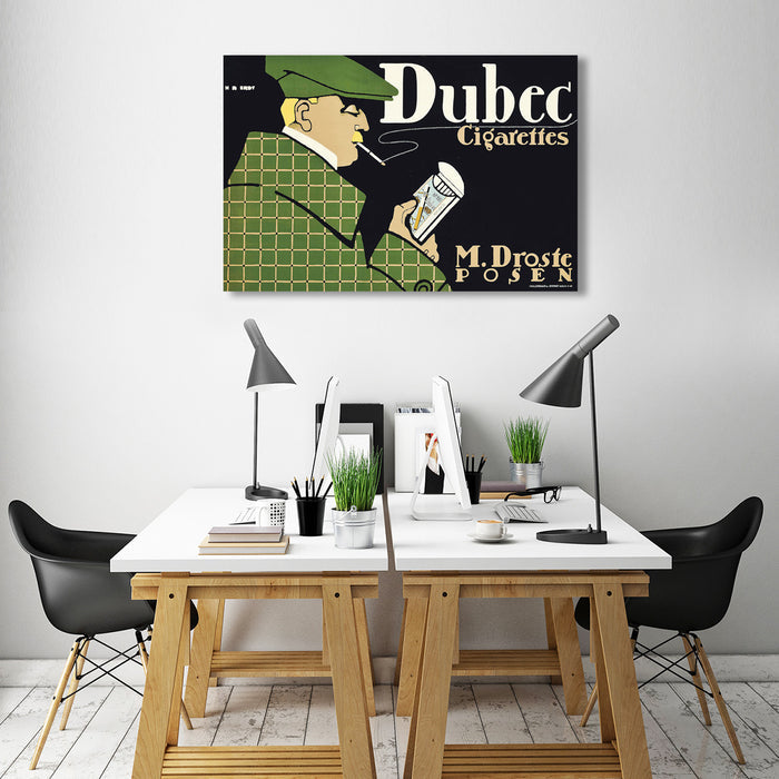 Dubec Cigarettes Vintage Advertisement Poster