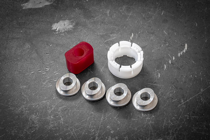 E39 528/530 Oval Shifter Bushing Kit-Shifter Bushings-grip-drift-Aluminum-Garagistic-bmw
