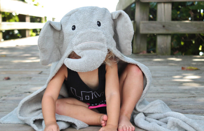 Elephant Hooded Towel for Toddlers