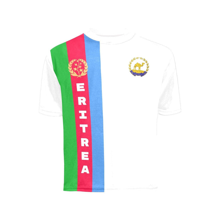 Eritrean flag t-shirt big girl kids Vertical - Natna Shop