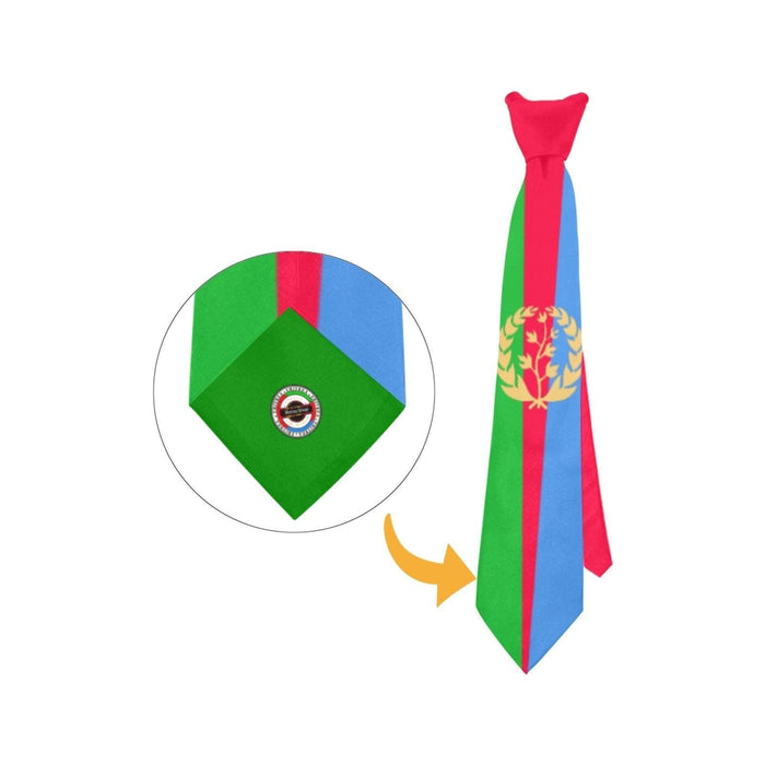 ERITREAN NECKTIE MEN ERITREA FLAG TIE Custom Peekaboo Tie with Hidden Picture - Natna Shop