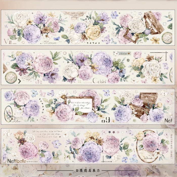 Floral Decorative Tape Rolls- Seasons' Whispers