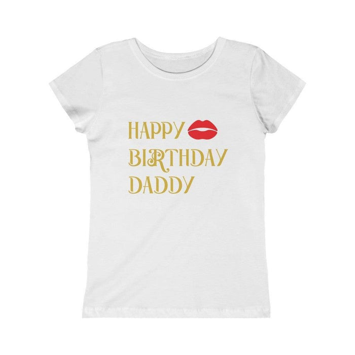 Happy Birthday Daddy Girls t-shirt - Natna Shop