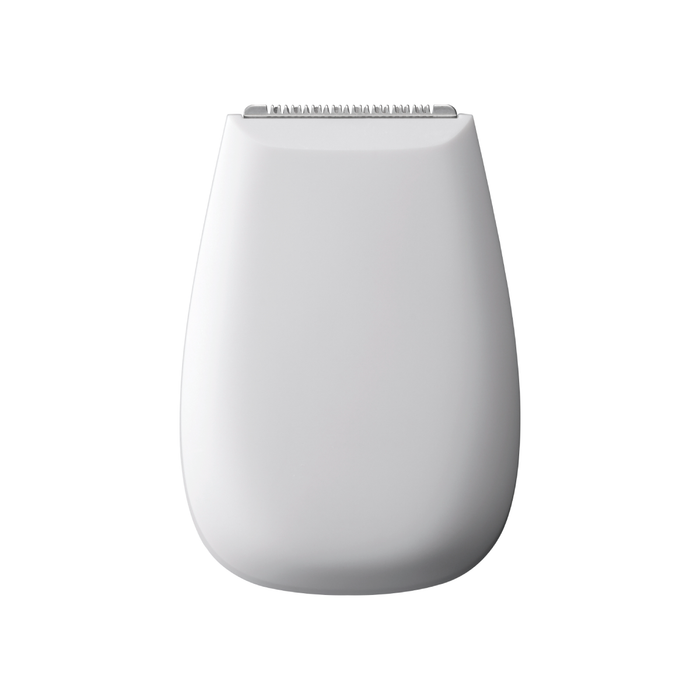 White electronic device on a white background