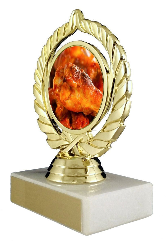 Hot Wing Logo Trophy - Schoppy's Since 1921