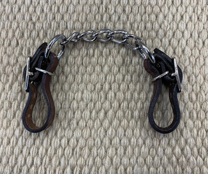 CURB STRAP - CS18 - 1/2" Single Chain Brown
