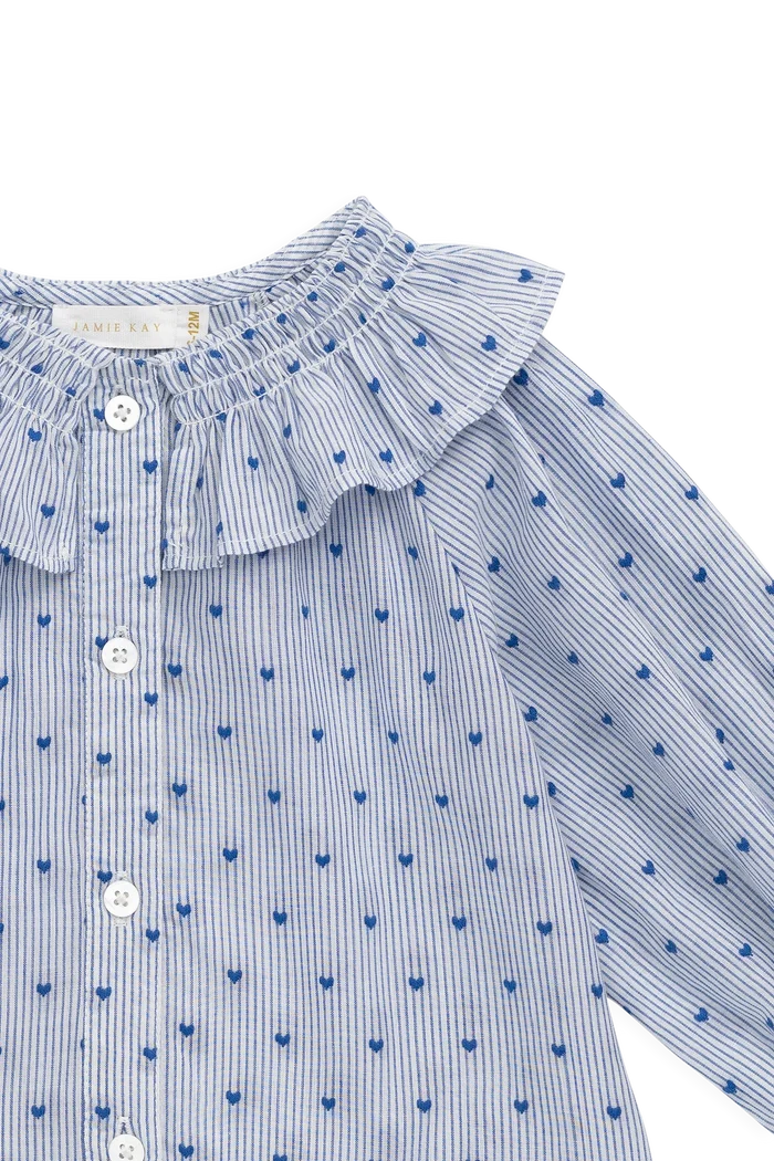 Indigo Stripe Bellamy Blouse
