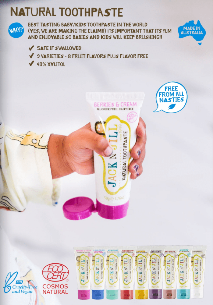 Jack N' Jill Natural Toothpaste