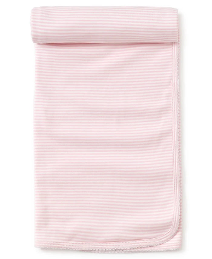 Kissy Pink Stripe Blanket