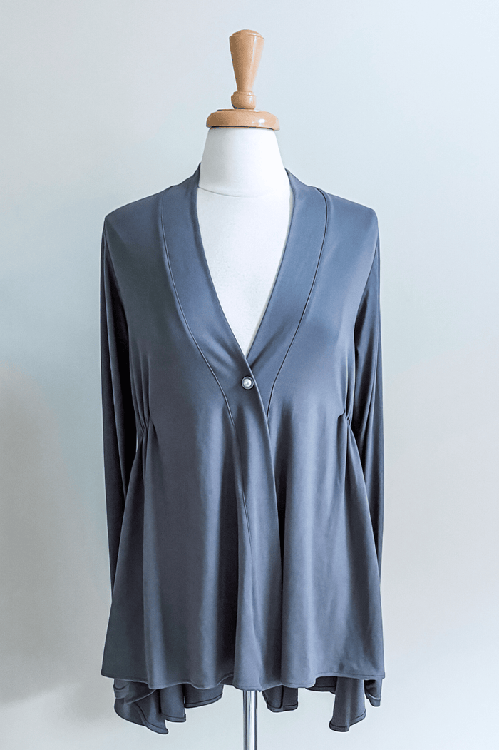 Layer Jacket in Slate Brushed Venezia from Diane Kroe