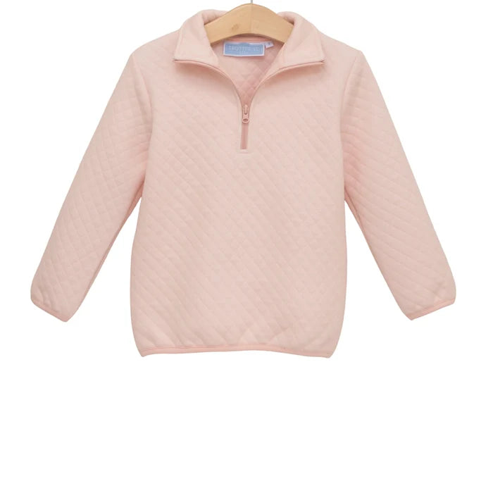 Light Pink Quilted Pullover