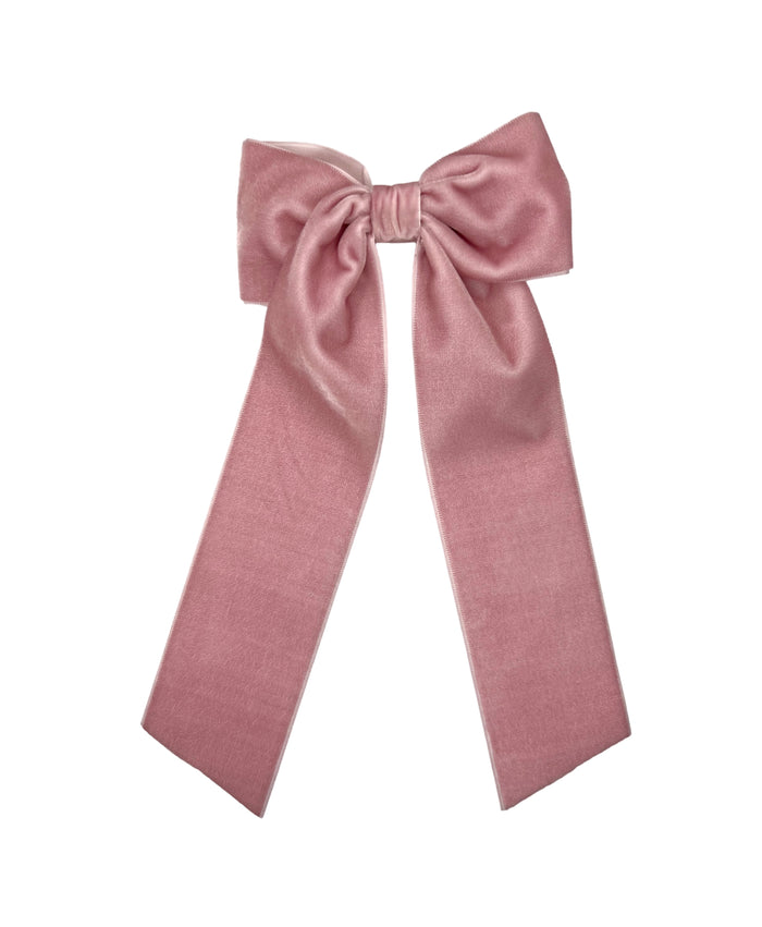 Long Tail Velvet Bow Extra Large