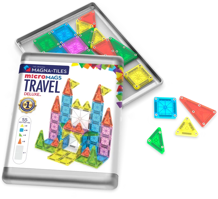 Magna-Tiles Travel Set Deluxe 55pc Set