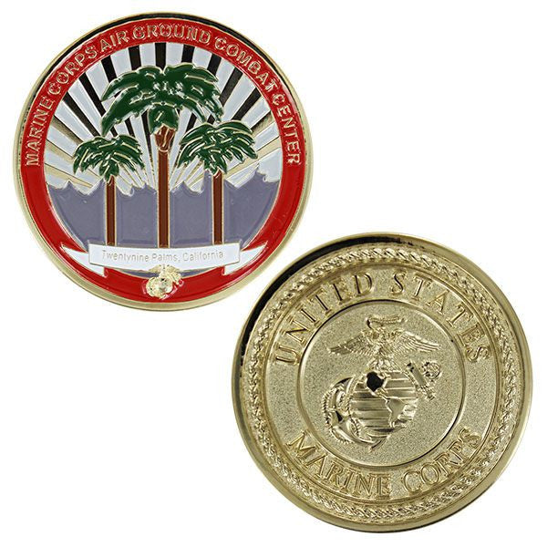 Marine Corps Coin: 1 3/4" Marine Corps Base 29 Palms
