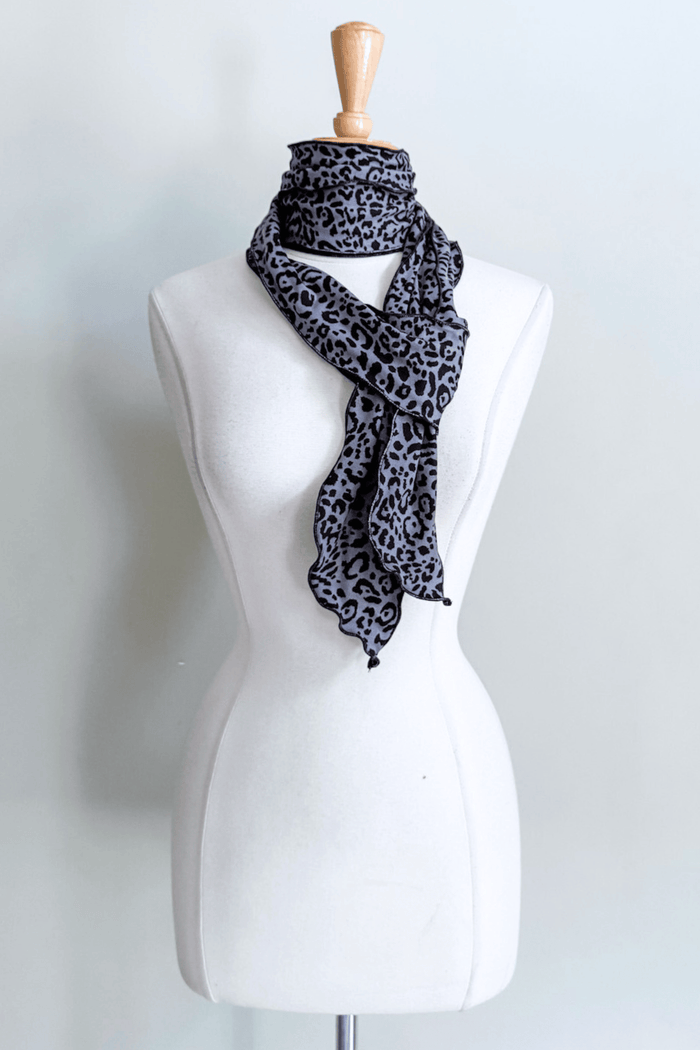 Matching Sash in Luxe Leopard Grey print from Diane Kroe