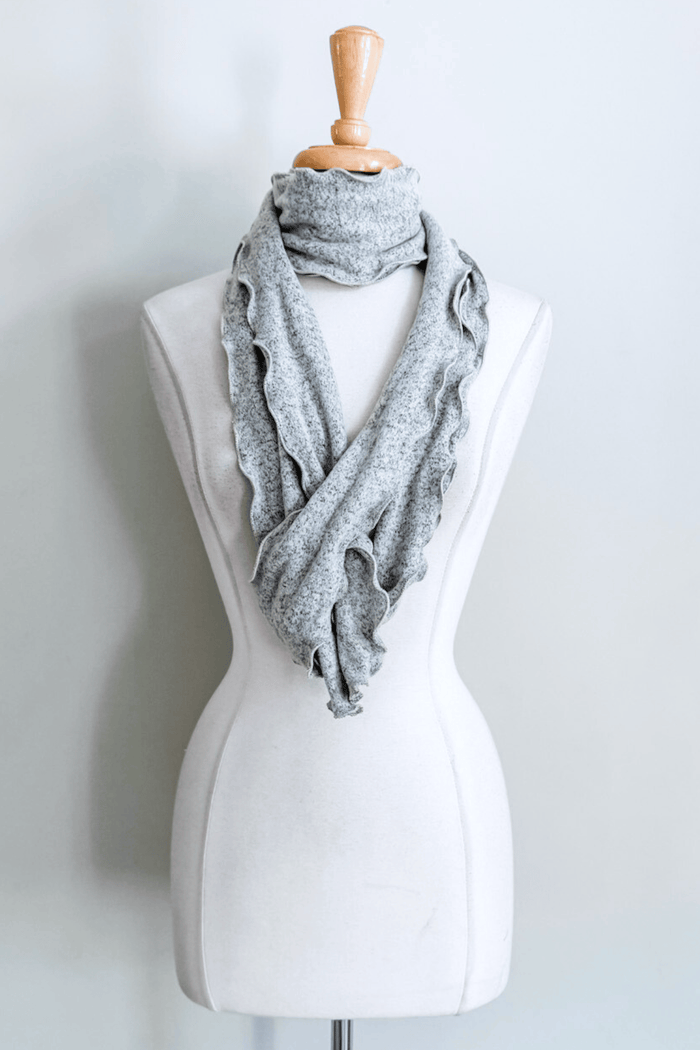 Sash Belt in Grey Vegan Cashmere from Diane Kroe