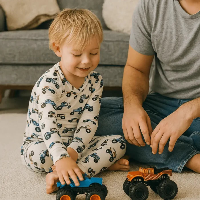 Monster Truck Big Kid Pajama