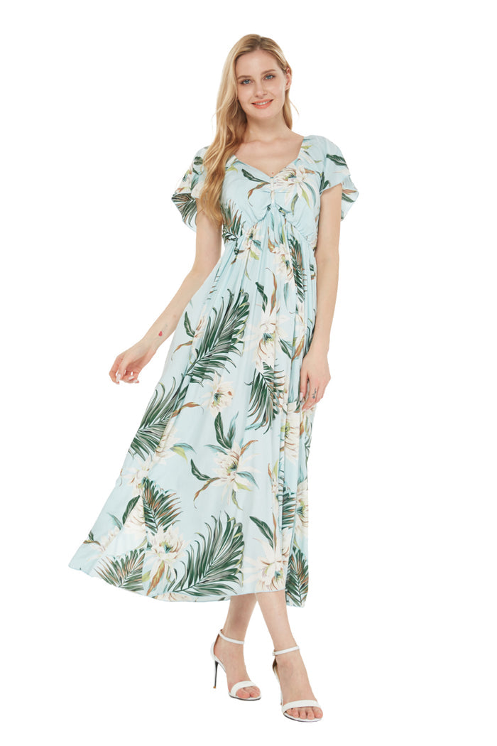 Mother Son Set in Wispy Cereus Light Blue