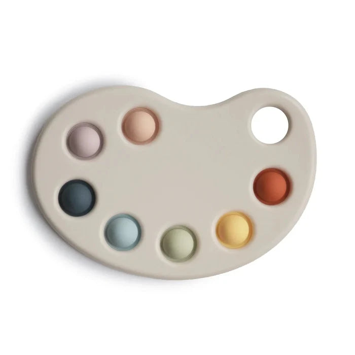 Mushie Press Paint-Palette Toy