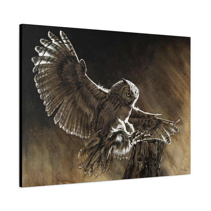 "Night Shift" Stretched Canvas