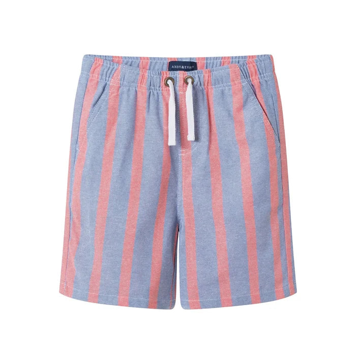 Orange Striped Airy Oxford Set