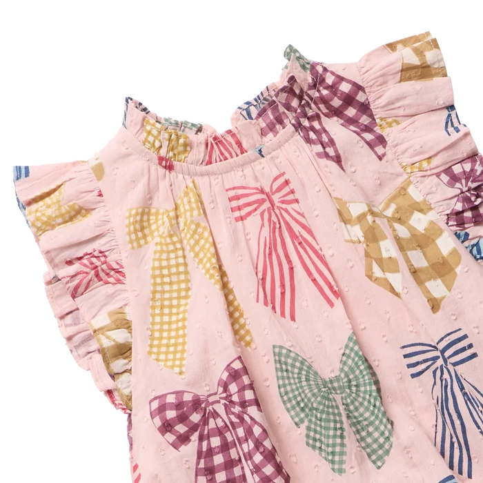 Patterned Bows Harper Dress