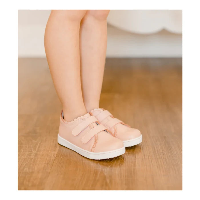 Pink Scalloped Sneakers