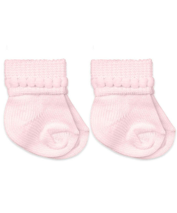 Pom Pom Edge Socks