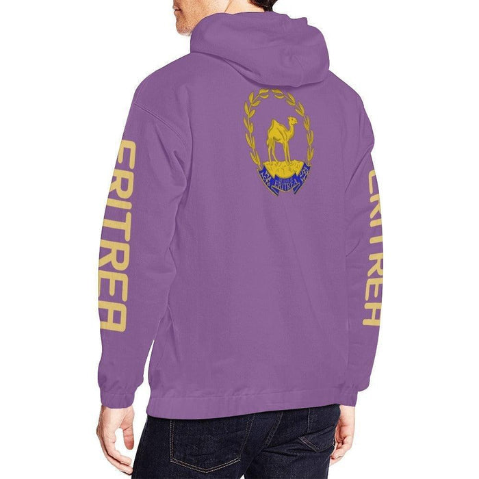 Purple ERI Print Hoodie - Natna Shop