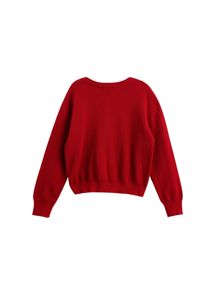 Red Winterberry Sweater