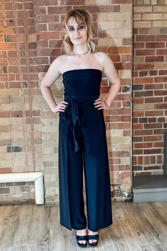 Diane Kroe Retro Jumper Pants in Black