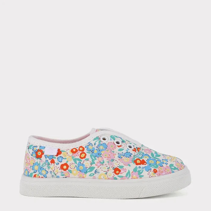 Robin Floral Girls Slip-On Shoe