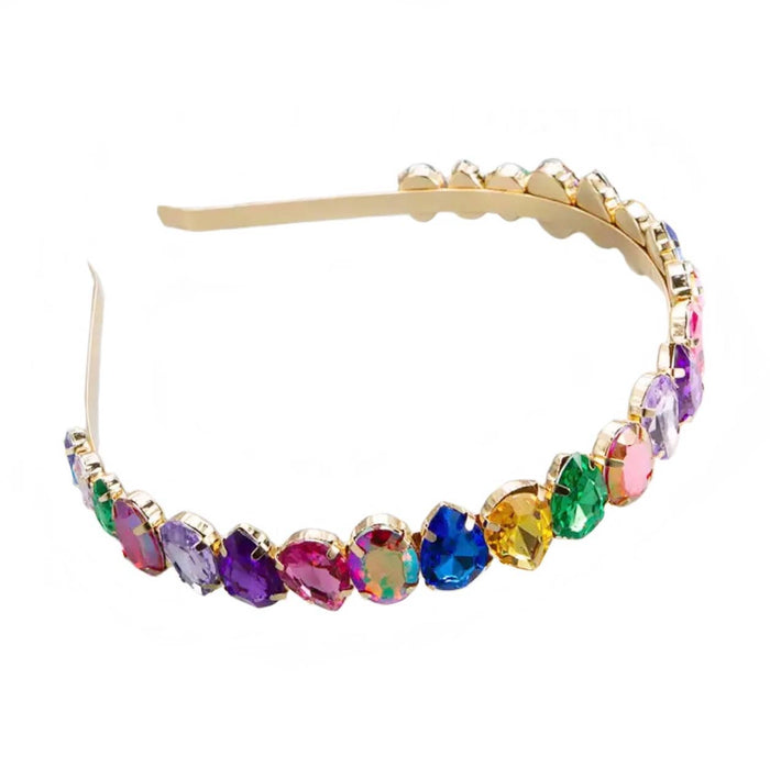 Royal Gem Rhinestone Jewel Headband Hair Accessories Girls