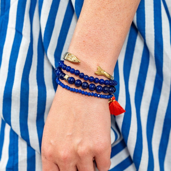 Sally Fish Cuff Bracelet Brass Cuff
