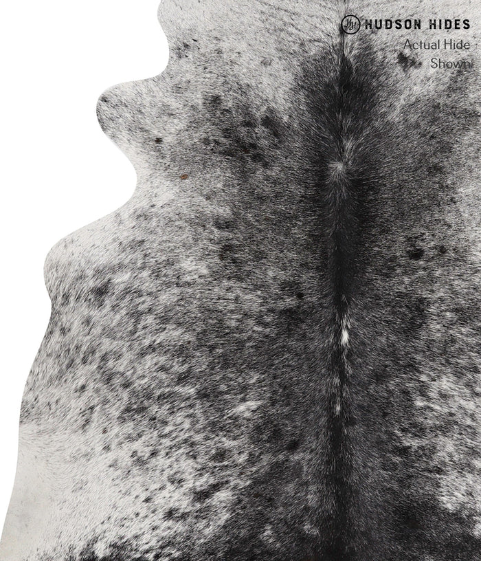 Salt and Pepper Black Cowhide Rug #85717