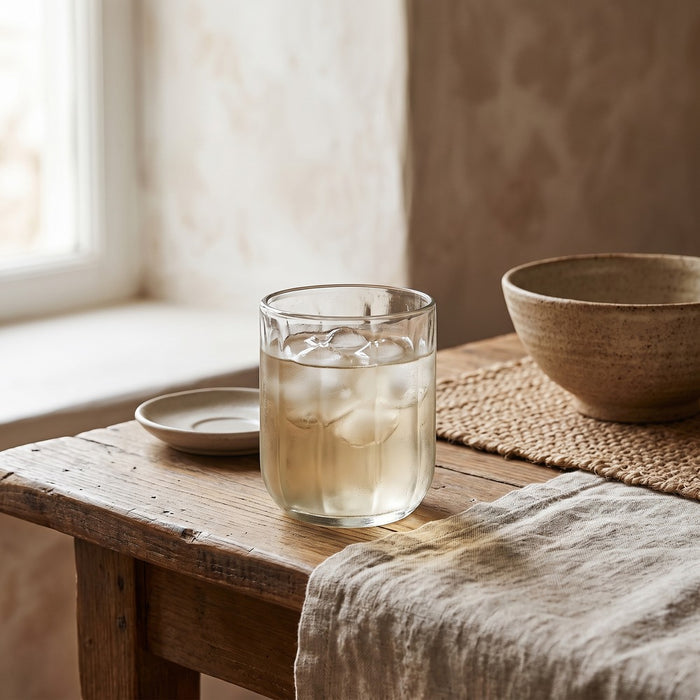 Small Handblown Glass, styled at home
