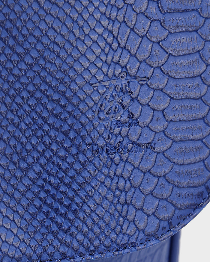Statement Weekender Backpack in Royal Blue
