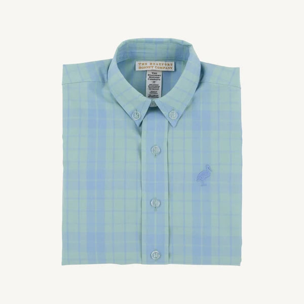 TBBC Deans List Dress Shirt Audubon Park Plaid