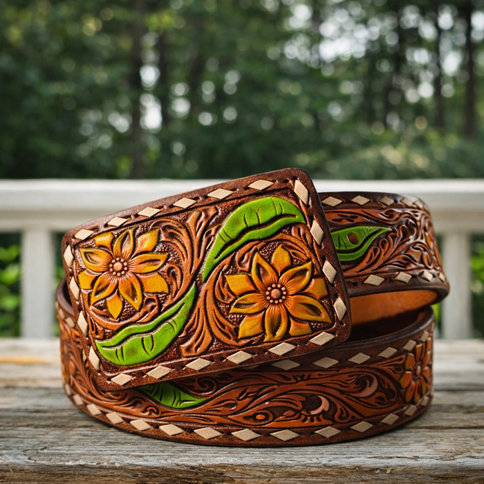 The Daisy Cactus Belt